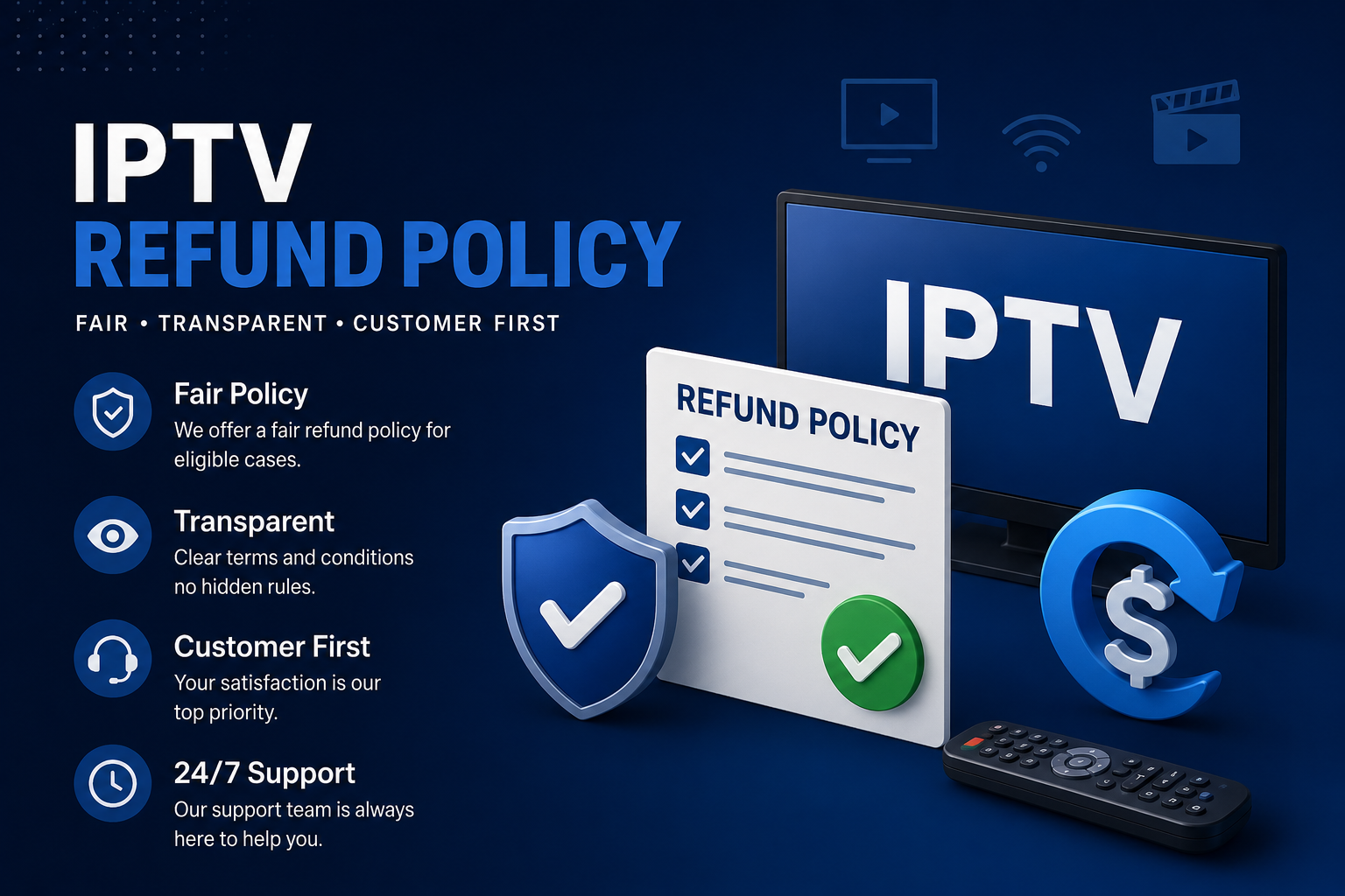 IPTV Refund Policy: What Customers Need to Know
